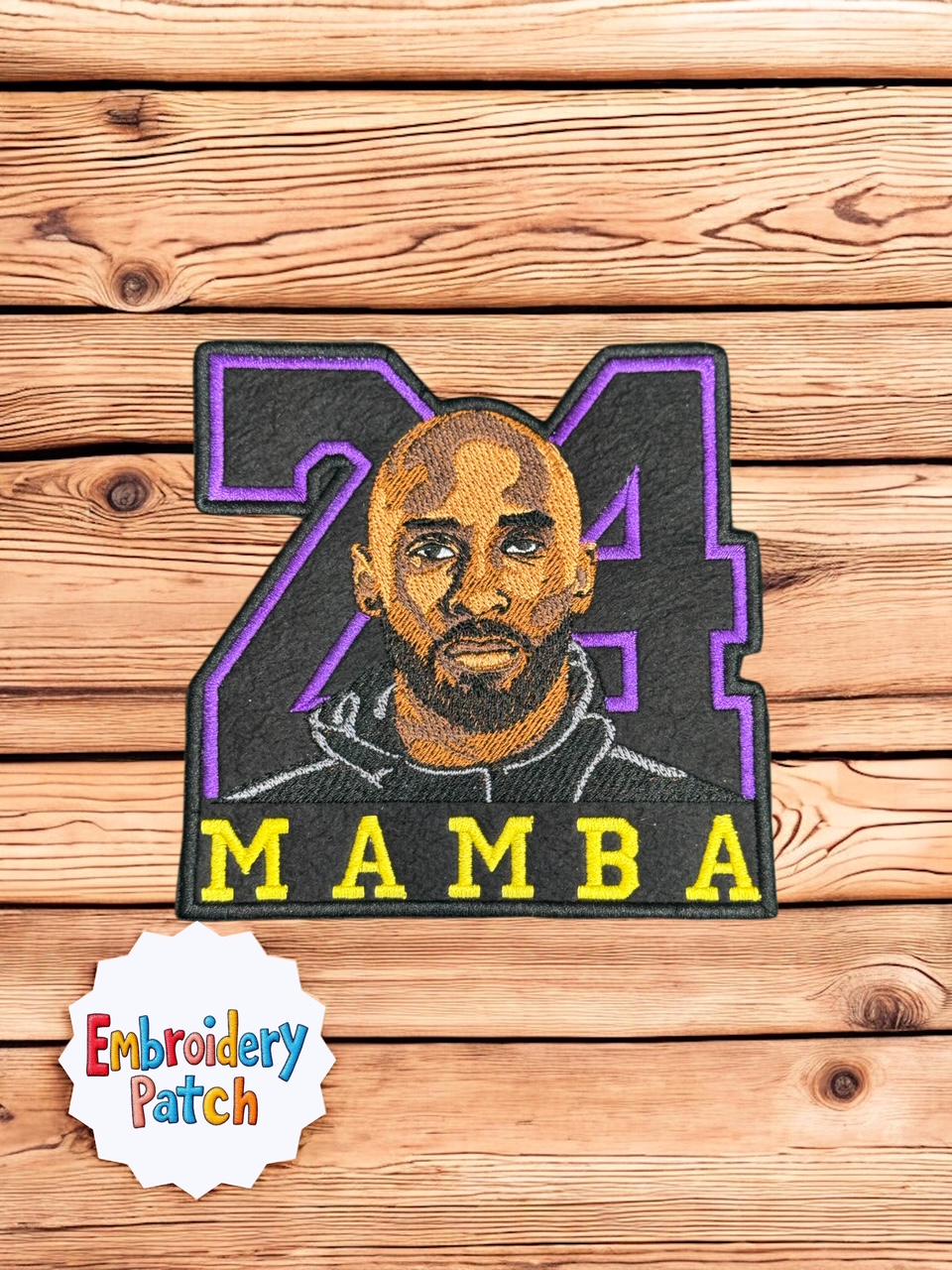 Kobe Bryant "Mamba" Embroidered Patch