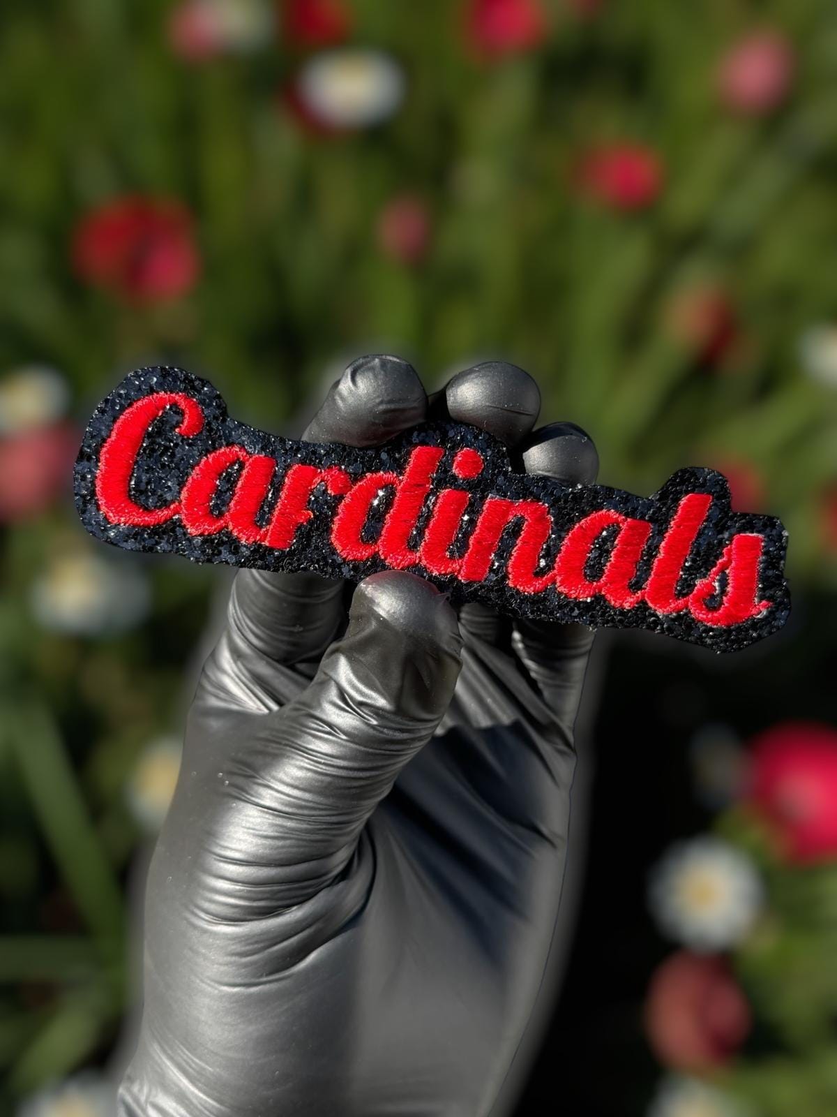 Cardinals Red Script Patch