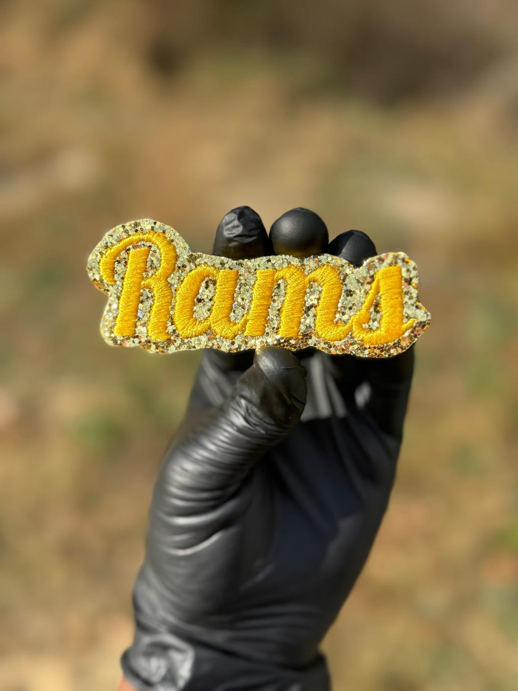 Rams Glitter Patch