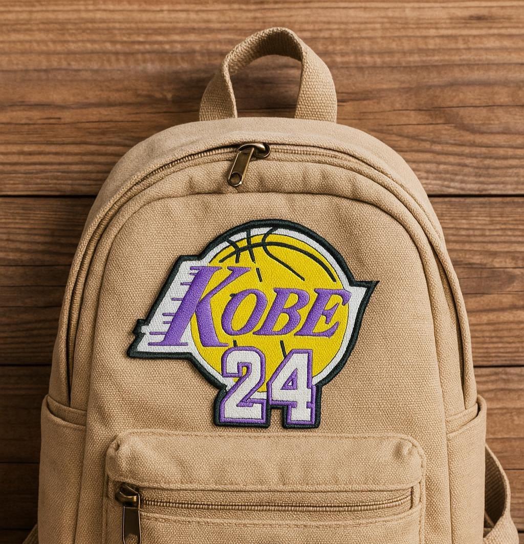 Kobe Bryant 24 Embroidery Patch
