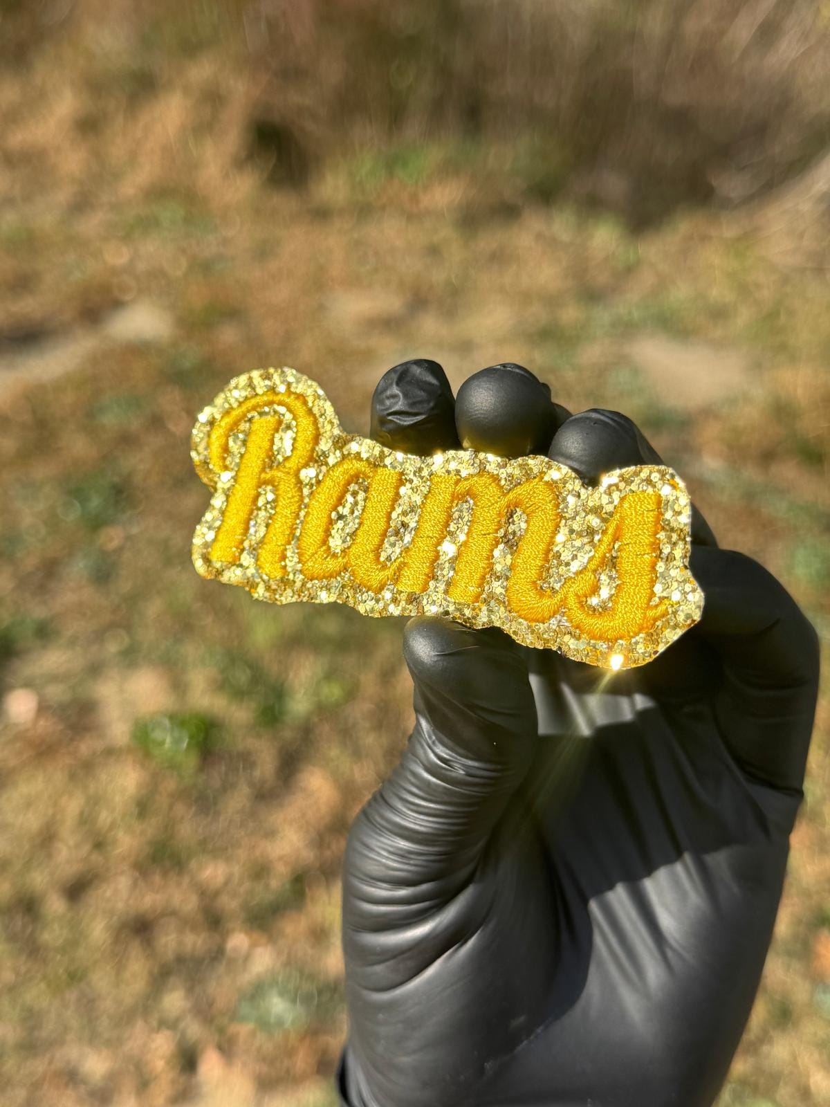 Rams Glitter Patch