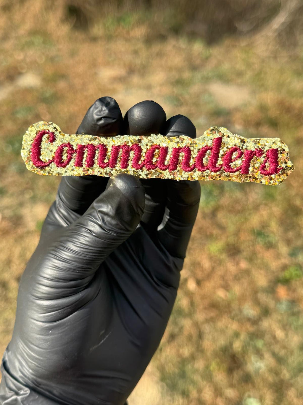 Commanders Glitter Script Patch