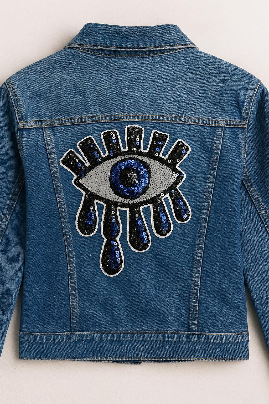 Sequin Evil Eye Drip Patch