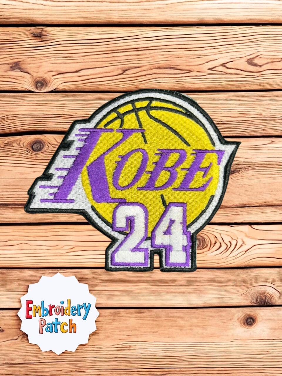 Kobe Bryant 24 Embroidery Patch