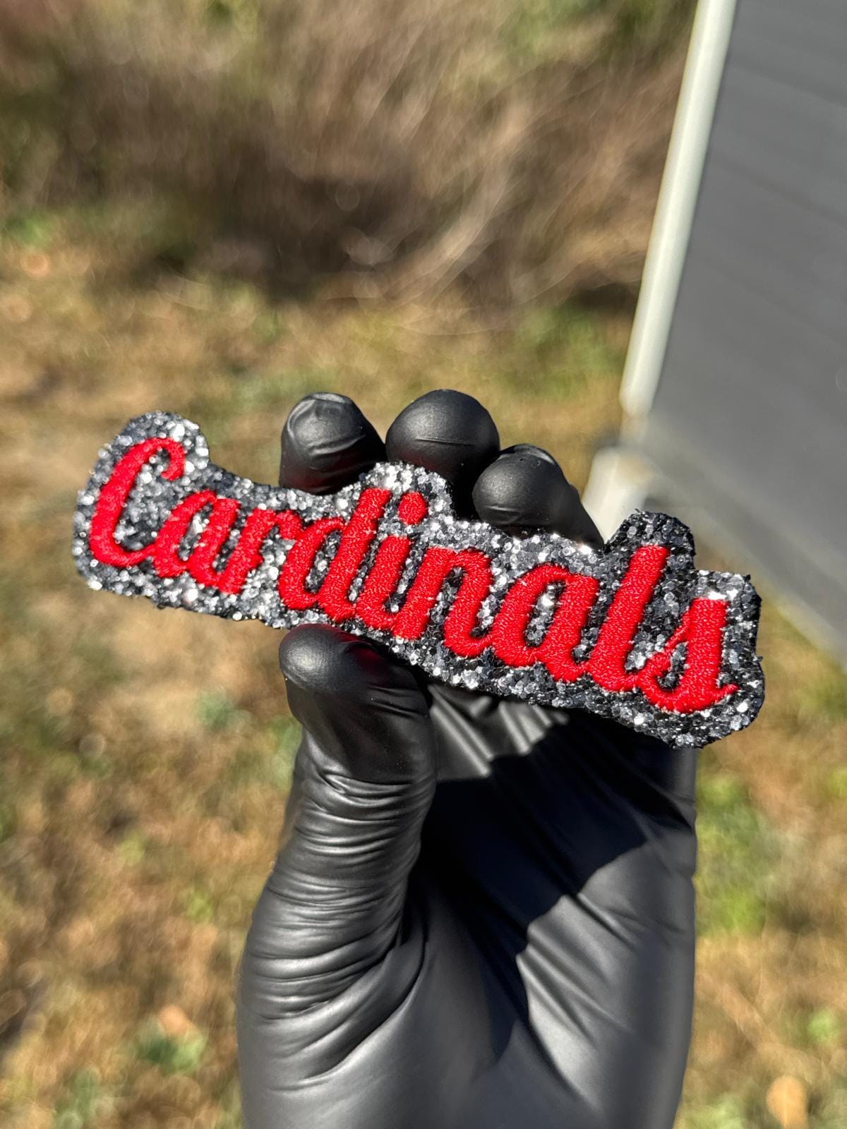 Cardinals Red Script Patch