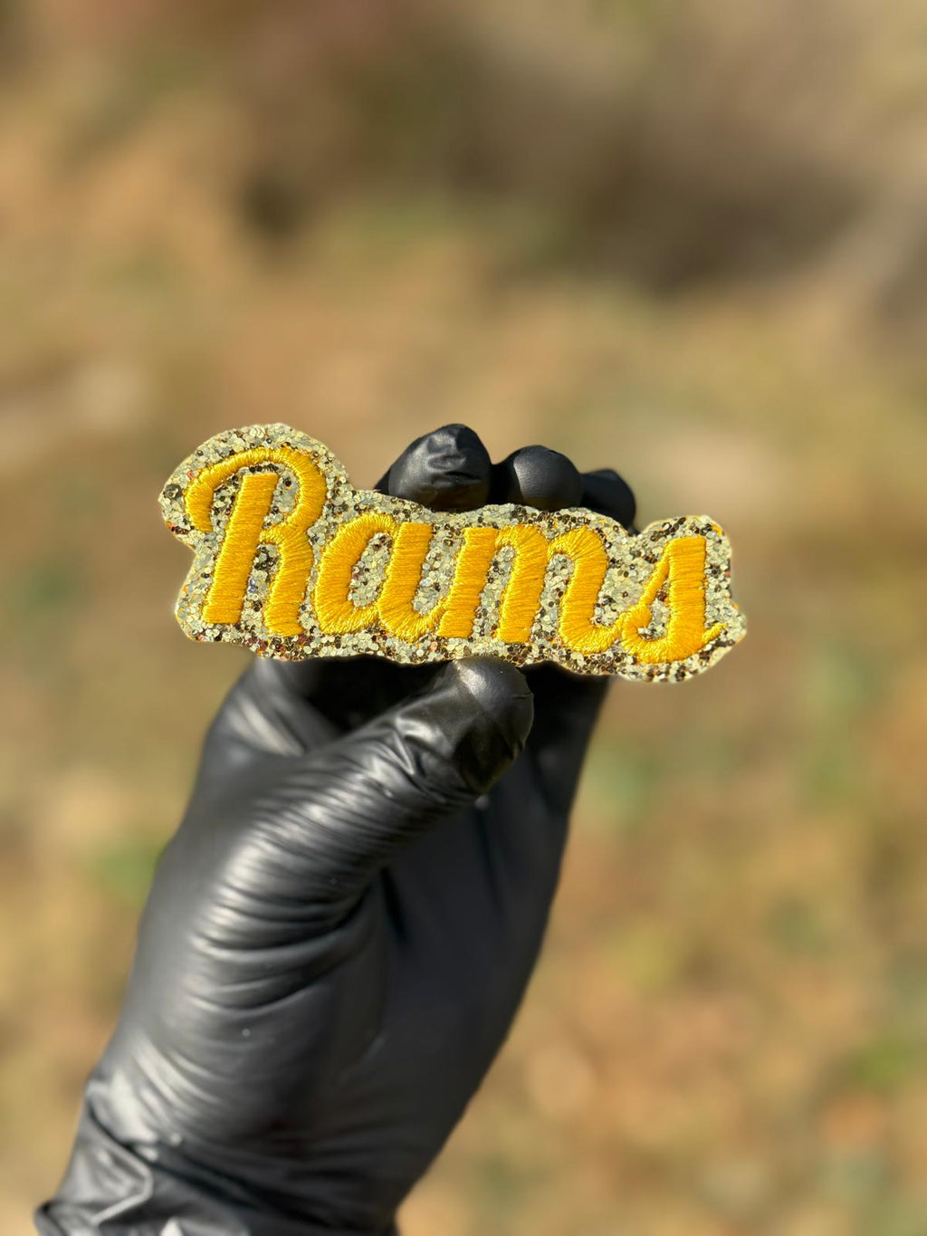 Rams Glitter Patch