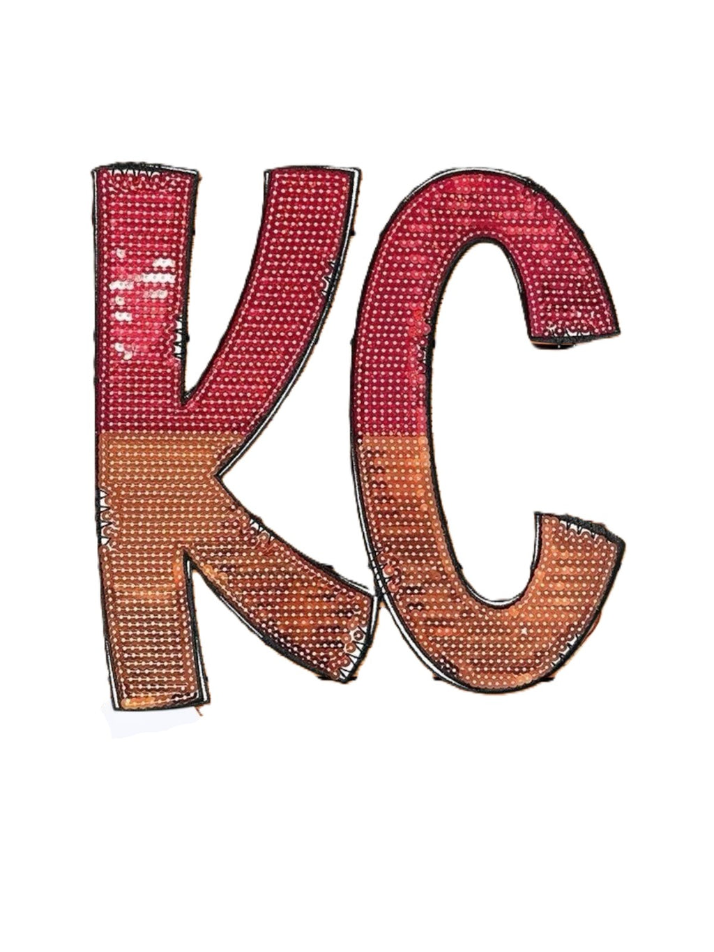 Kansas City Sequin DIY Gameday Patch