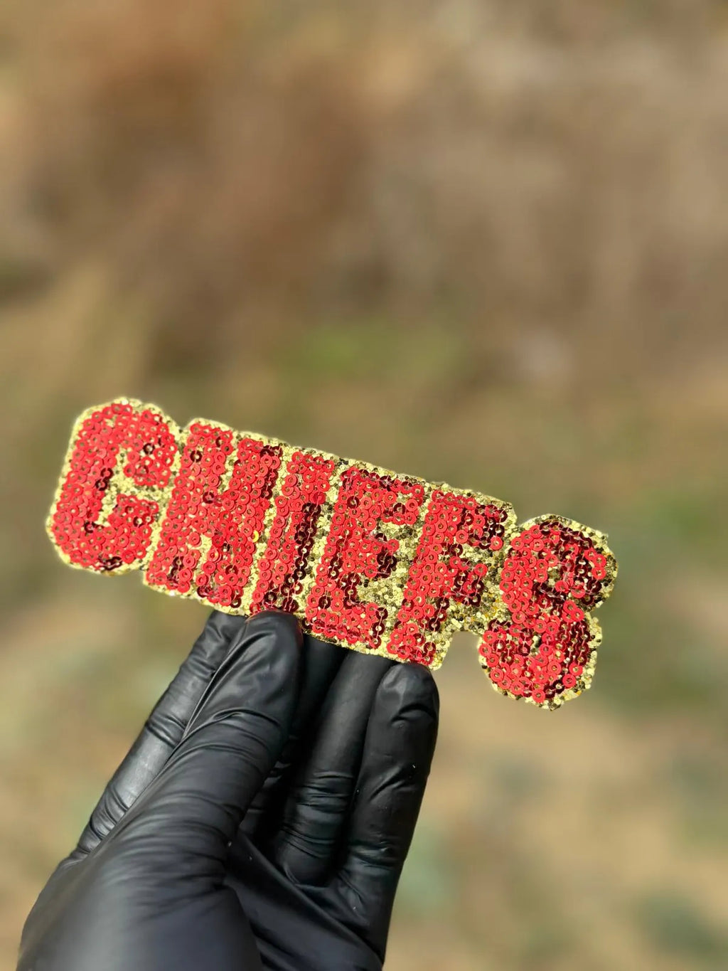 Chiefs Sequin DIY Gameday Patch