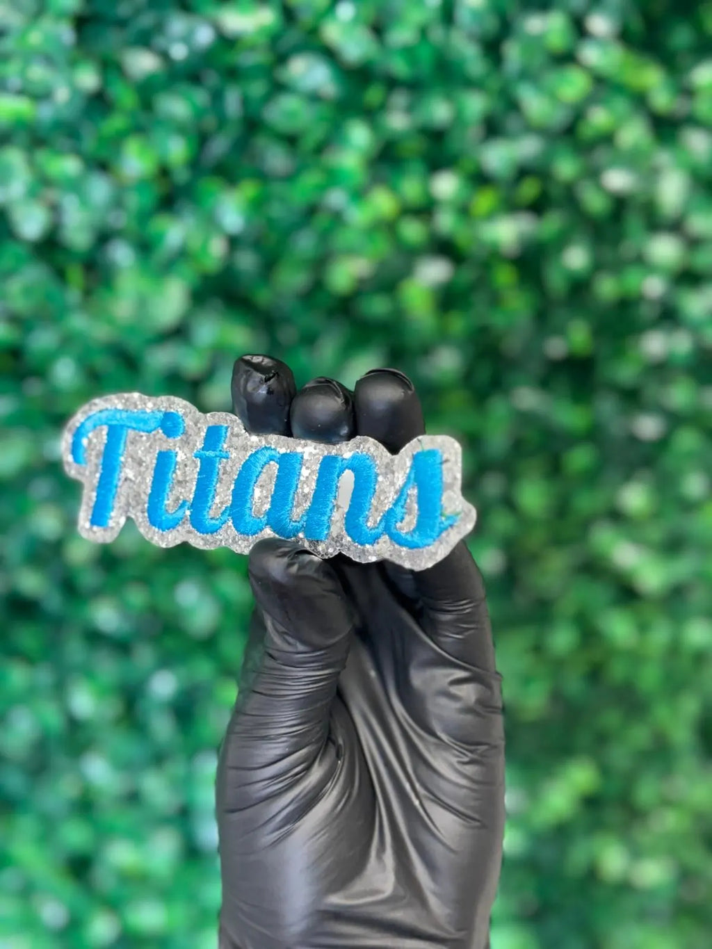 Titans Glitter Gameday Patch