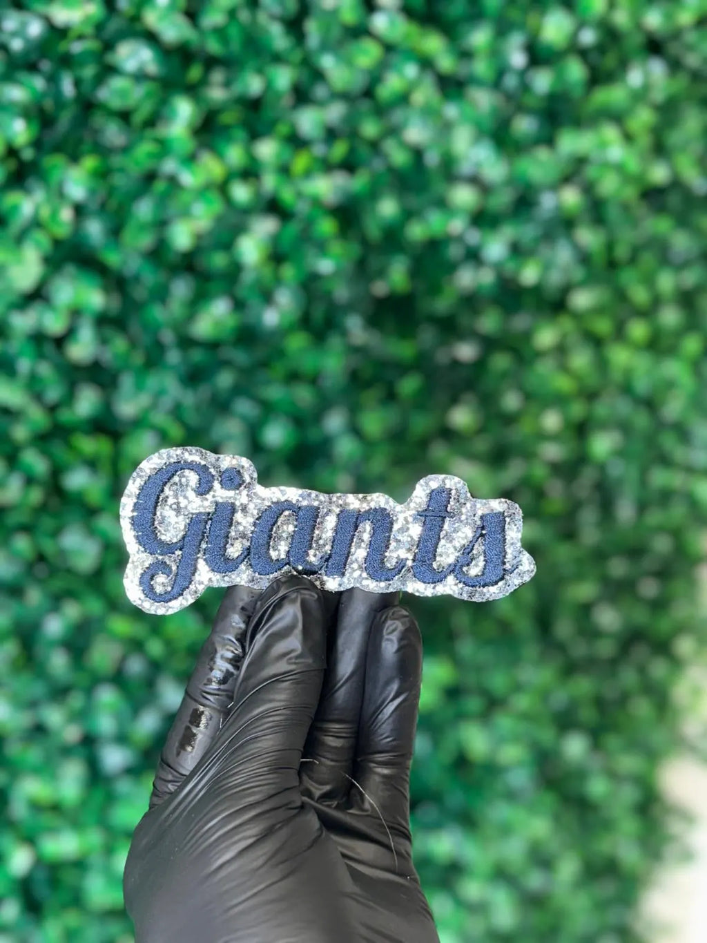 Giants Glitter Gameday DIY Patch