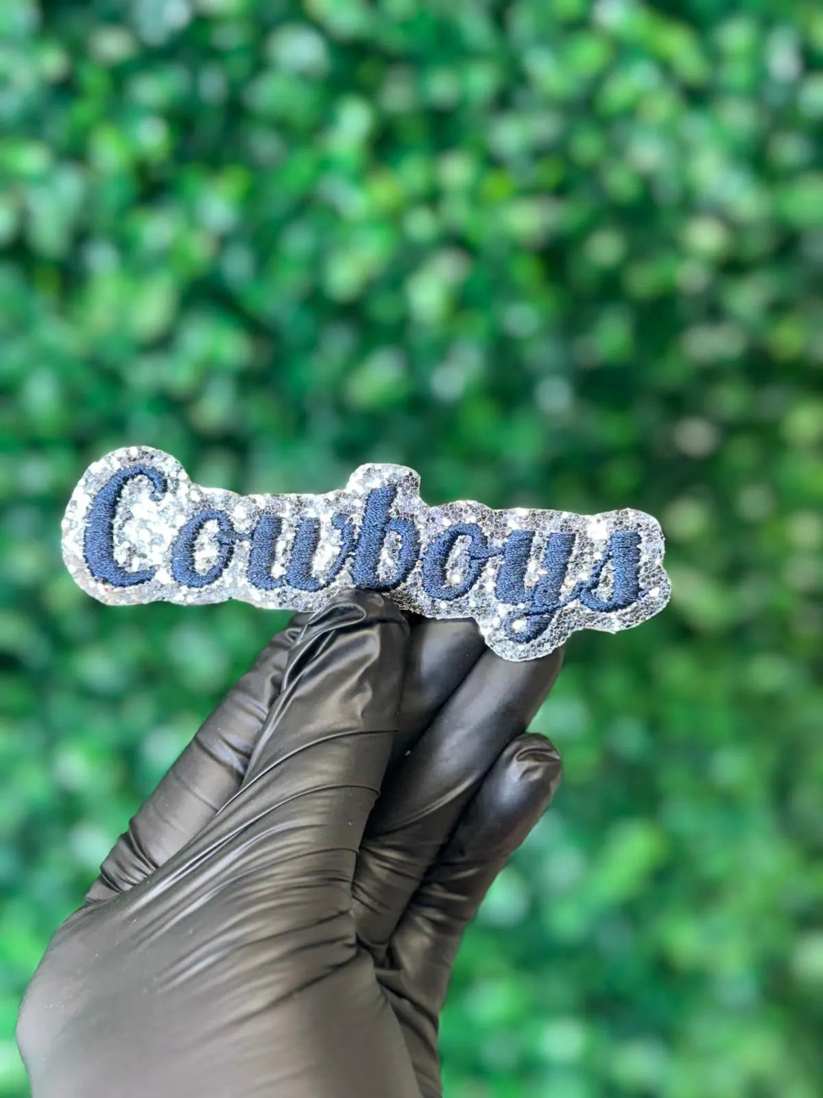 Cowboys Glitter Gameday DIY Patch