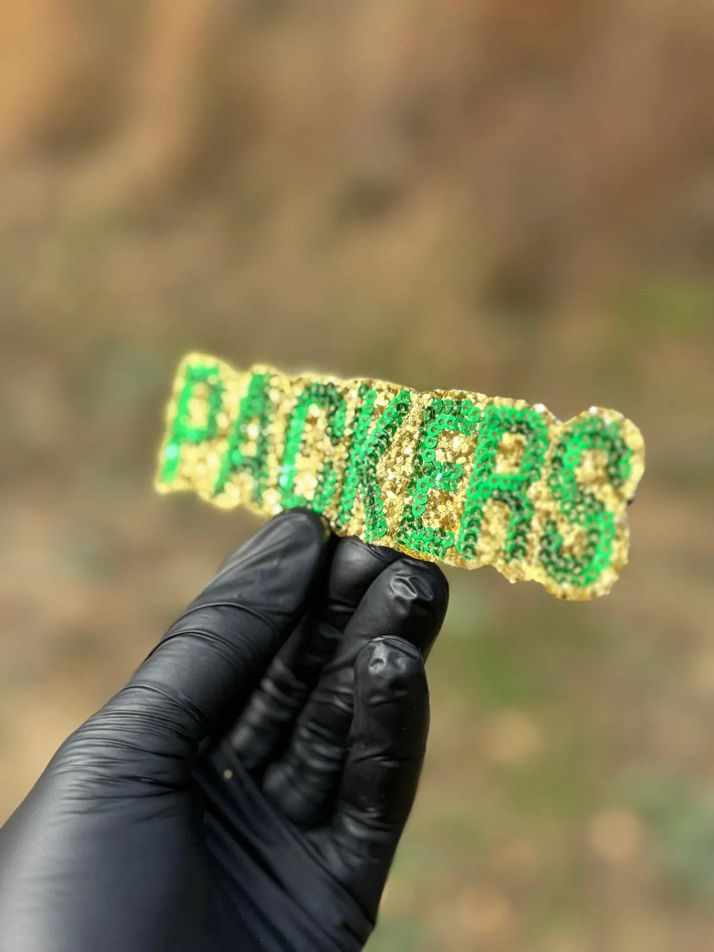 Packers Sequin Gameday DIY Patch