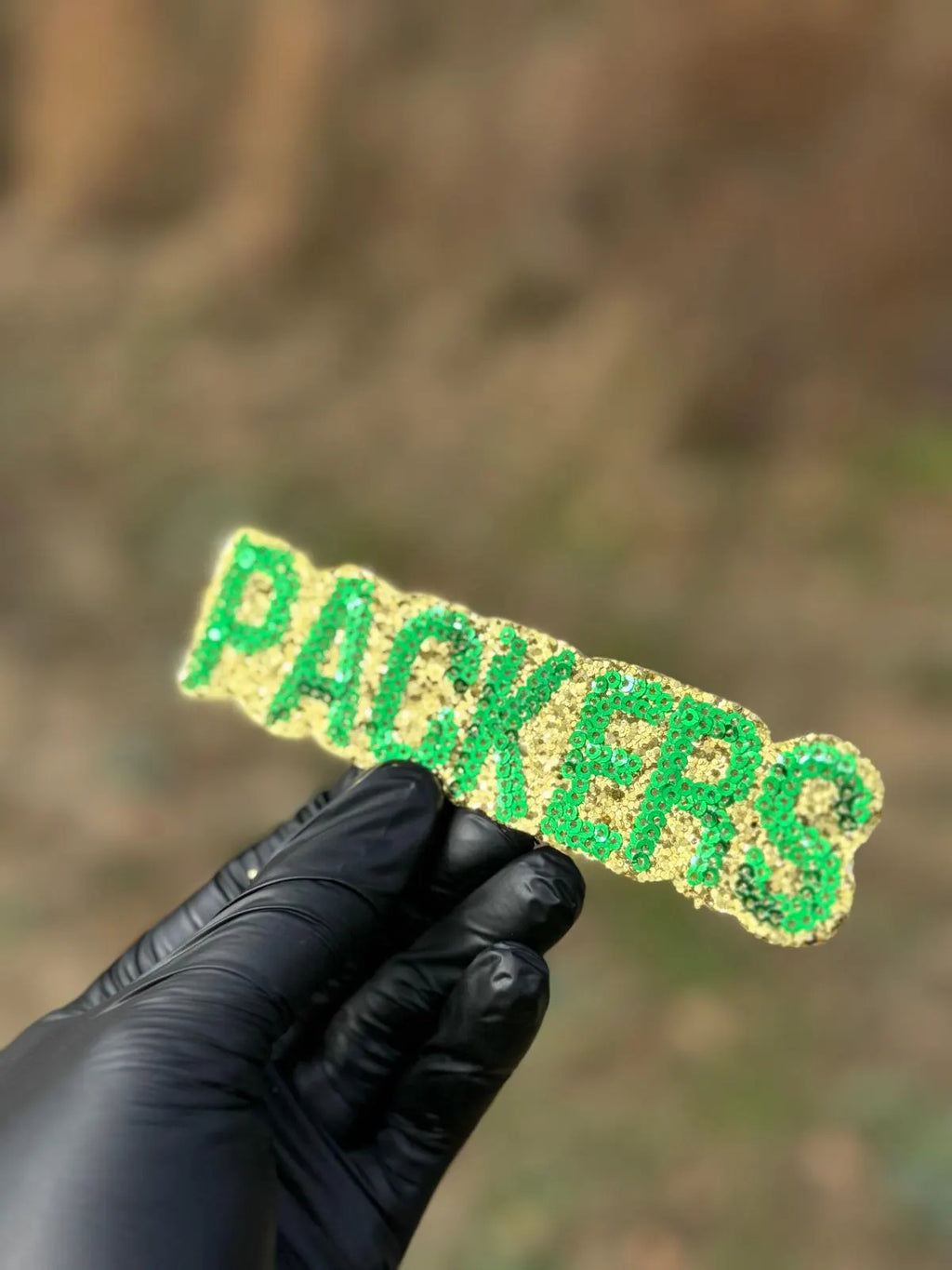 Packers Sequin Gameday DIY Patch