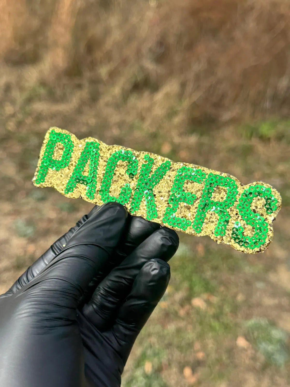 Packers Sequin Gameday DIY Patch