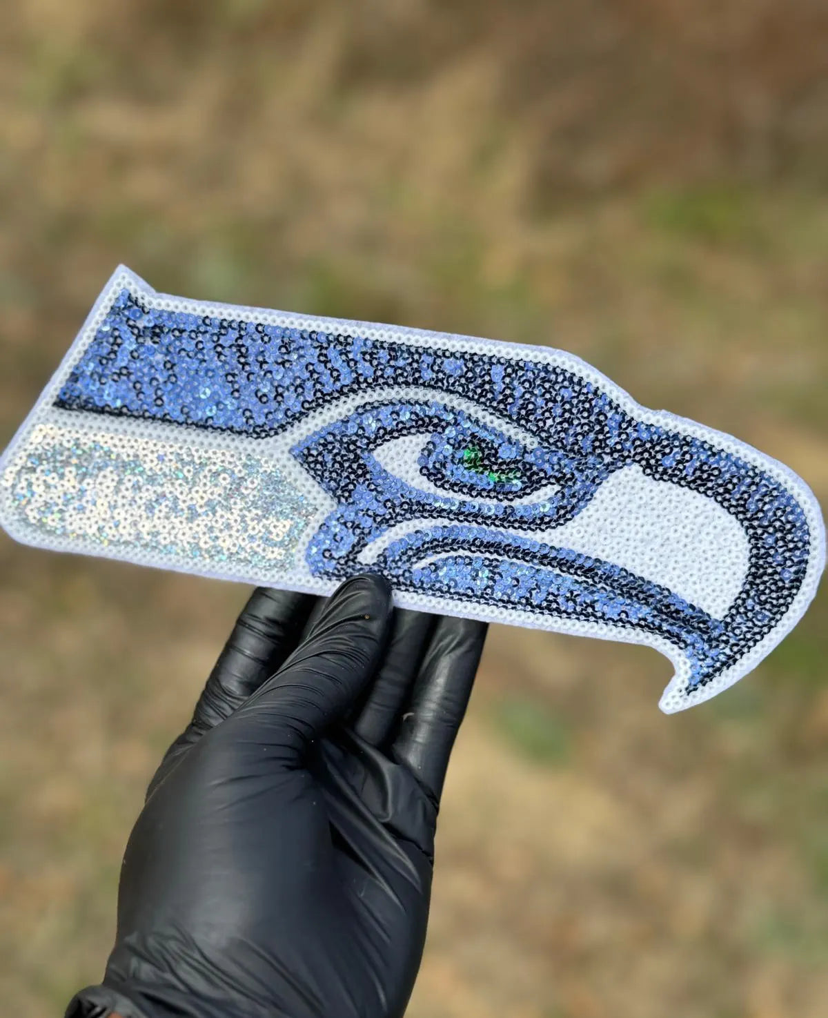 Seahawks Sequin Patch
