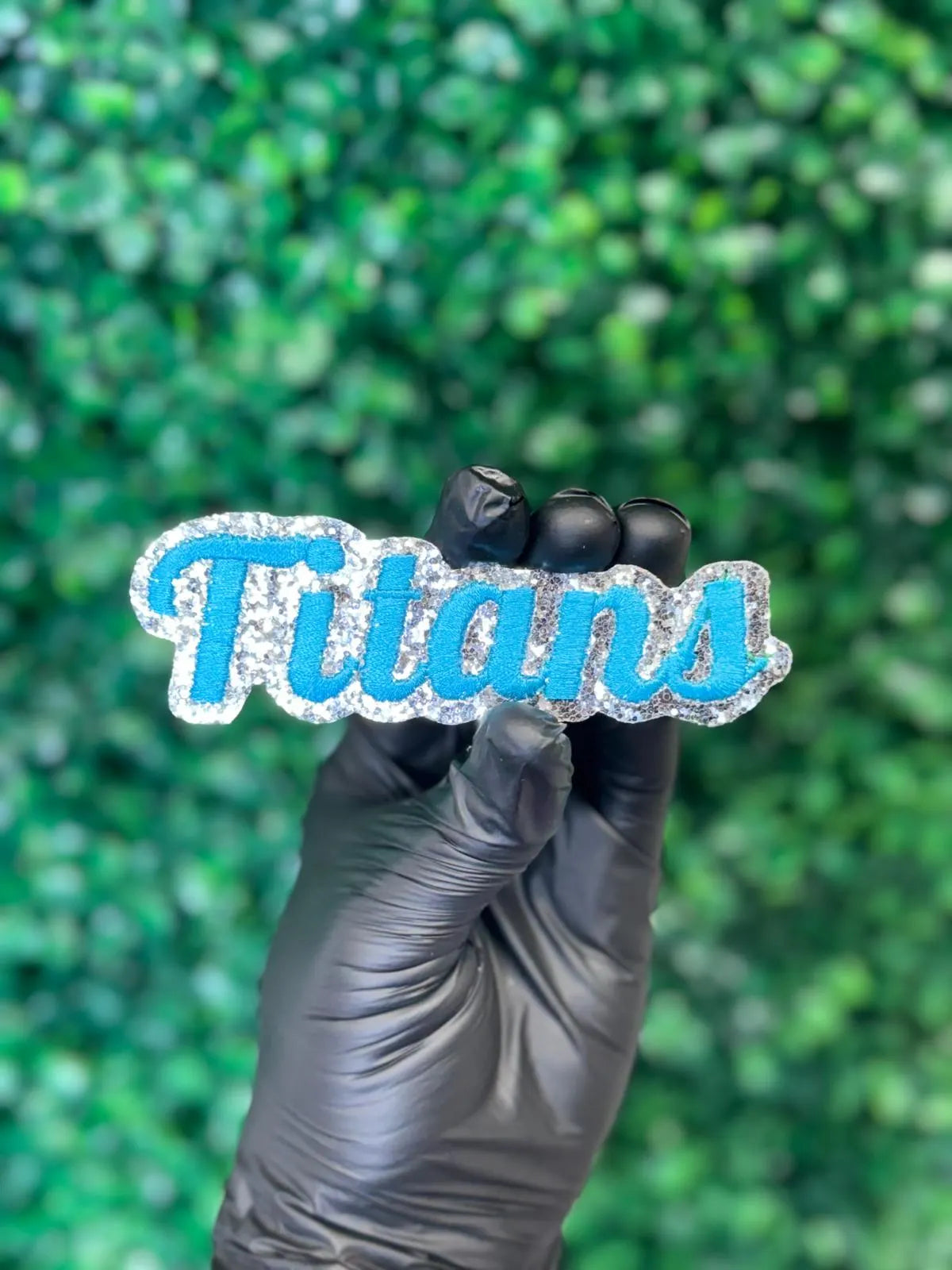 Titans Glitter Gameday Patch