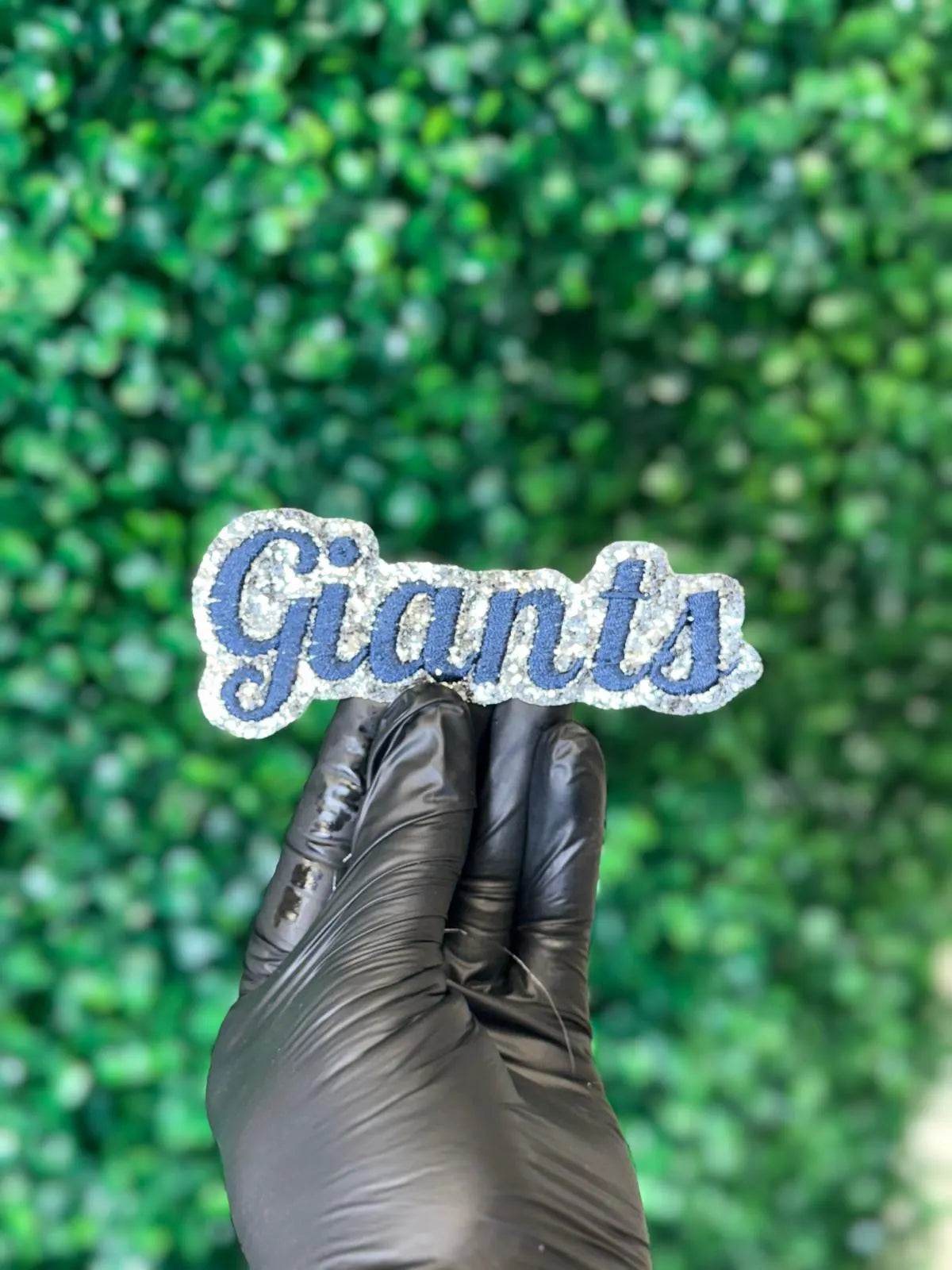 Giants Glitter Gameday DIY Patch