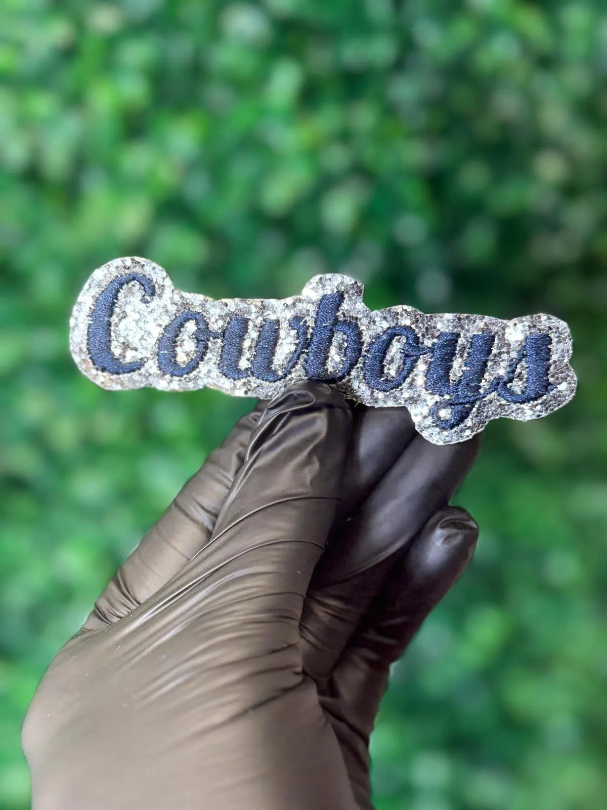 Cowboys Glitter Gameday DIY Patch